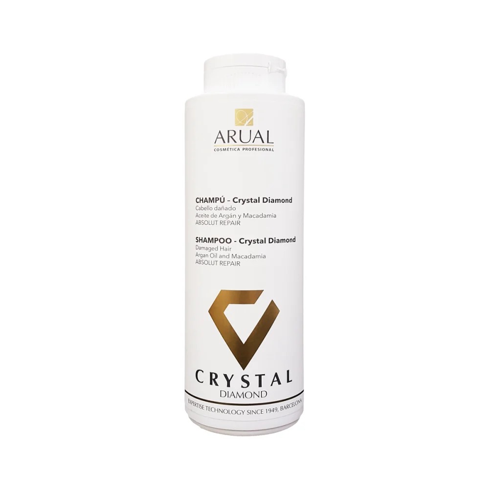 Crystal Diamond Shampoo with Argan And Macadamia Oil for Treated Hair - by Arual 400 ml