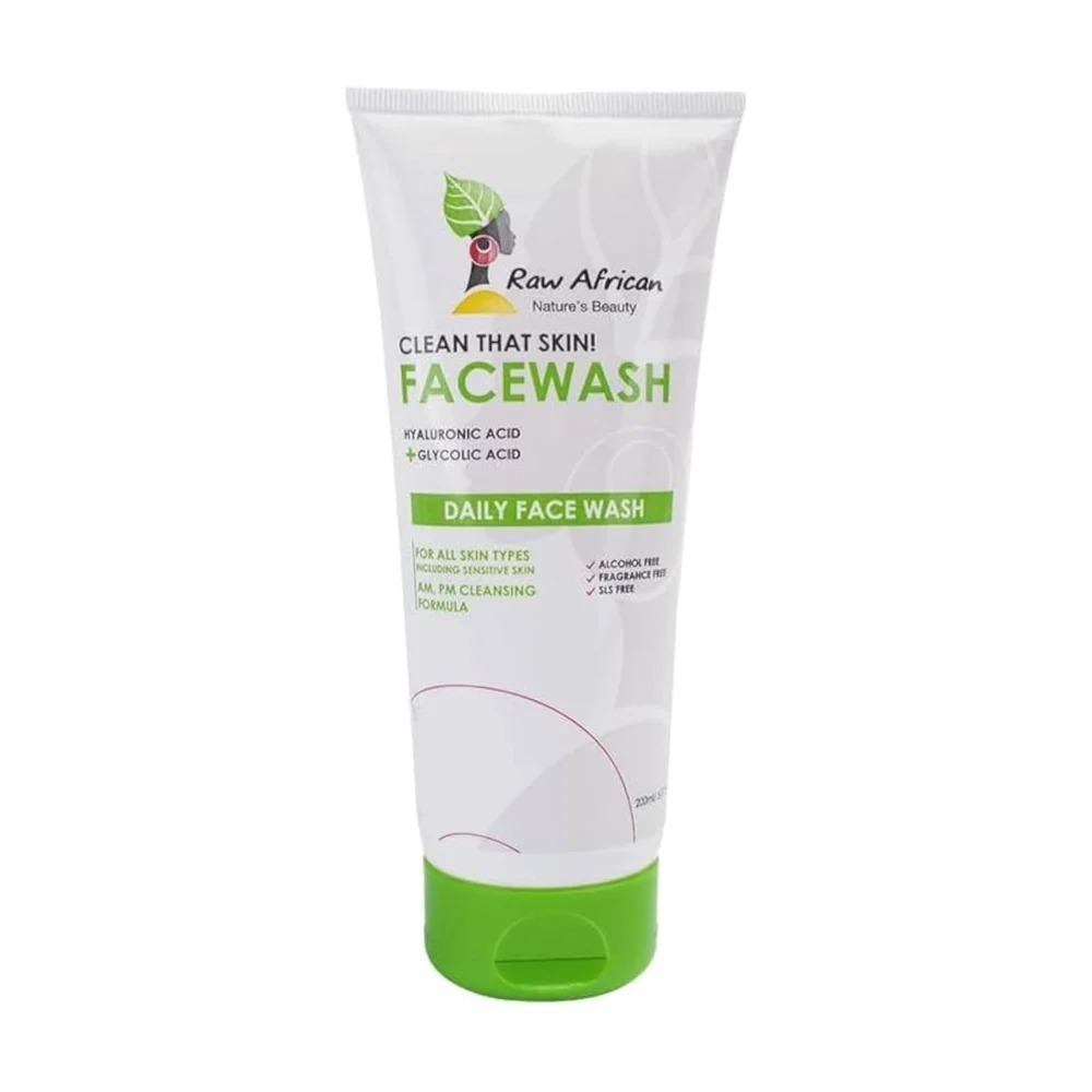 Clean That Skin! Hyaluronic and Glycolic Acid Face Wash - from Raw African