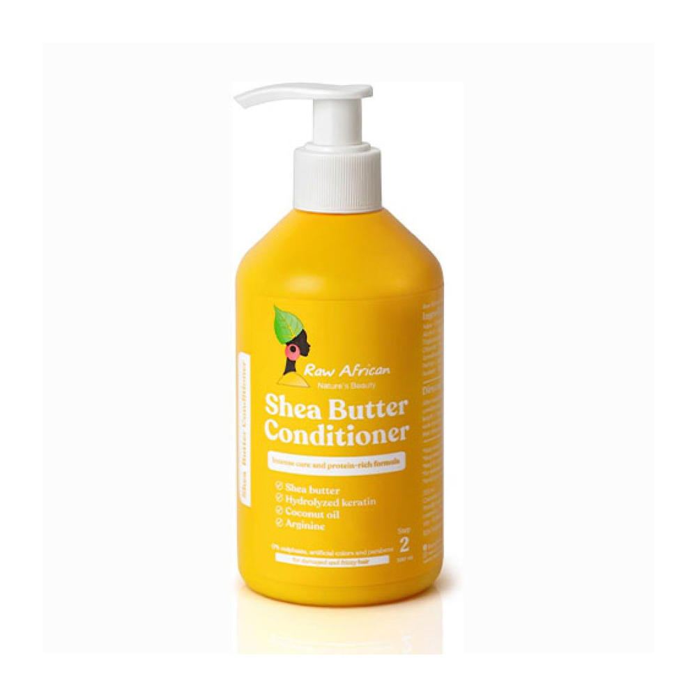 Shea Butter Conditioner for Damaged and Curly Hair - by Ro African 300 ml