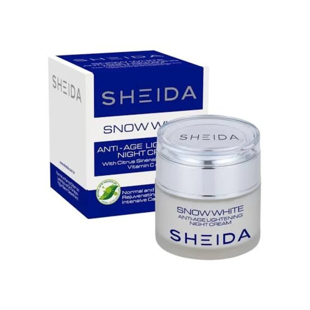 Snow White Night Cream for Dark Spots - by Sheida - 50 ml