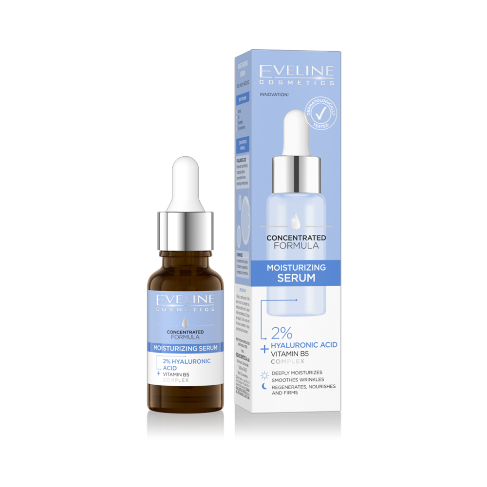 Hyaluronic Concentrated Serum for Skin Hydration - by EVELINE 18 ml