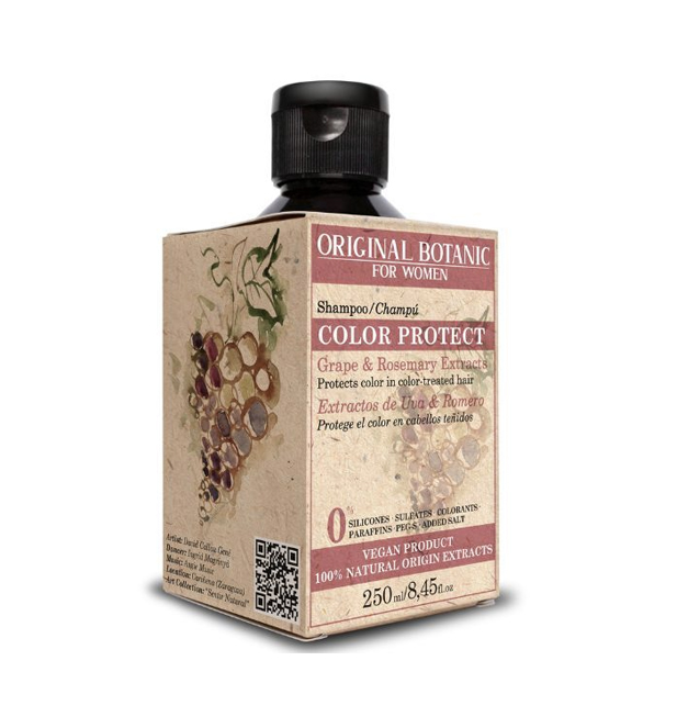 Color Protection Shampoo - by Original Botanic 250 ml