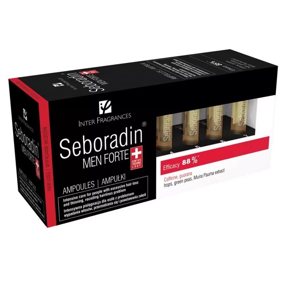 [5907718948622] Seboradin Men’s Hair Loss Treatment Ampoules - 400 ml - 14 Ampoules x 5.5 ml