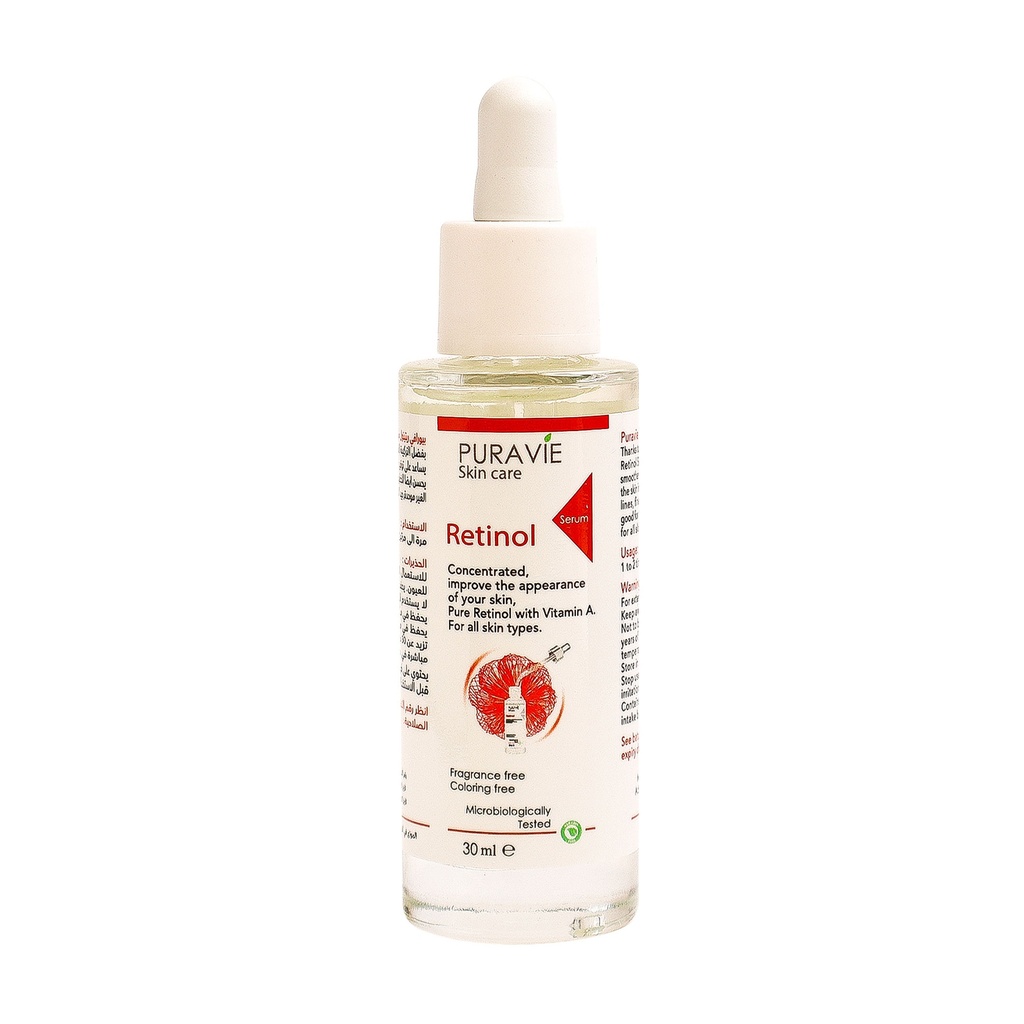 [8030894999595] Puravi Retinol Serum with Vitamin A – 30 ml