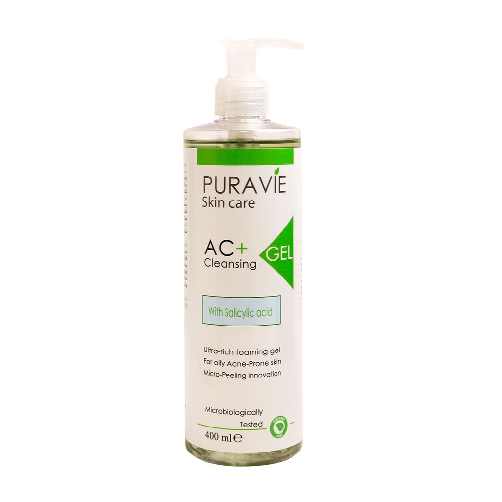 [8030894999571] Purafi Foaming Gel Cleanser with Salicylic Acid – 400ml
