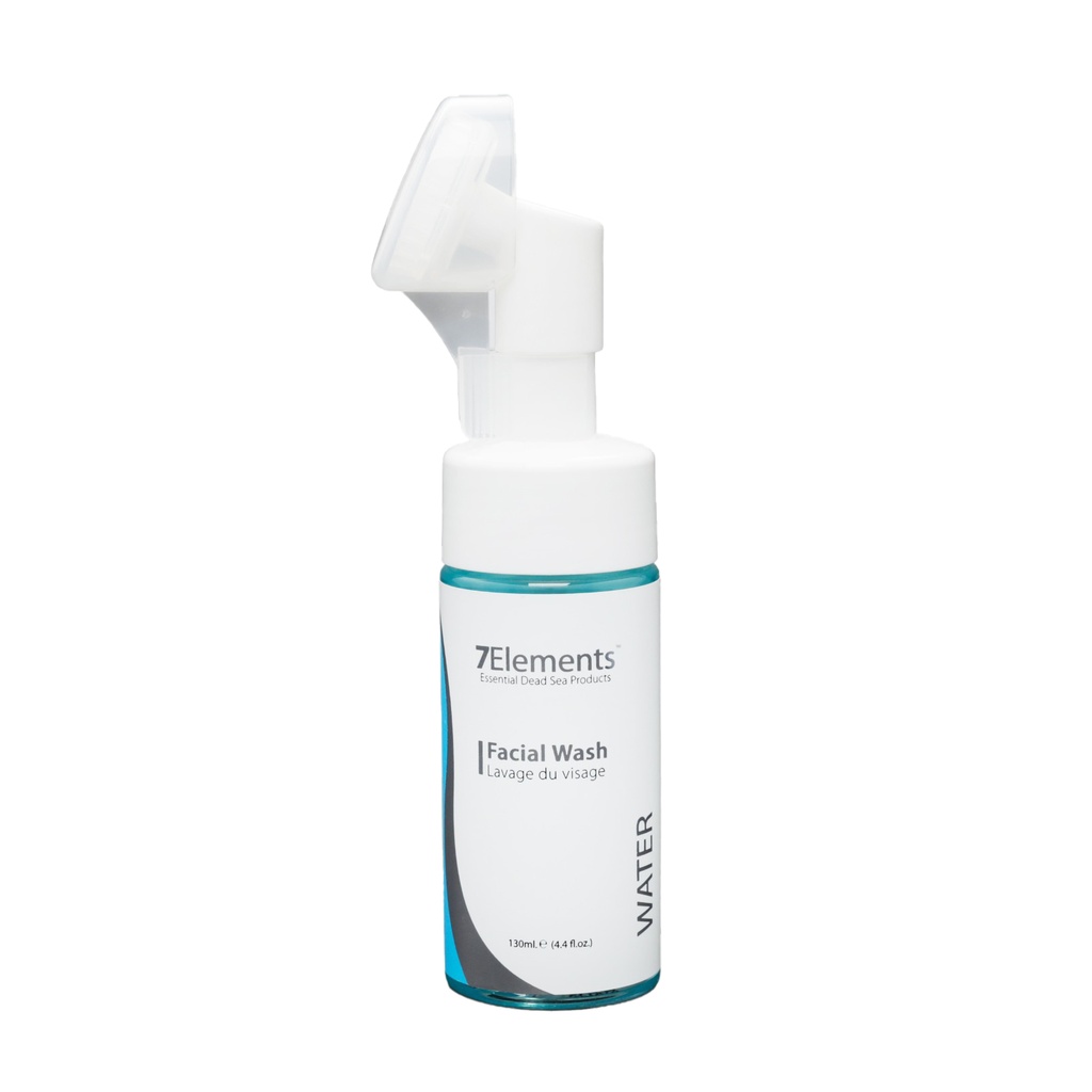 [6253008705611] 7Elements Foaming Facial Cleanser with Brush – 130ml
