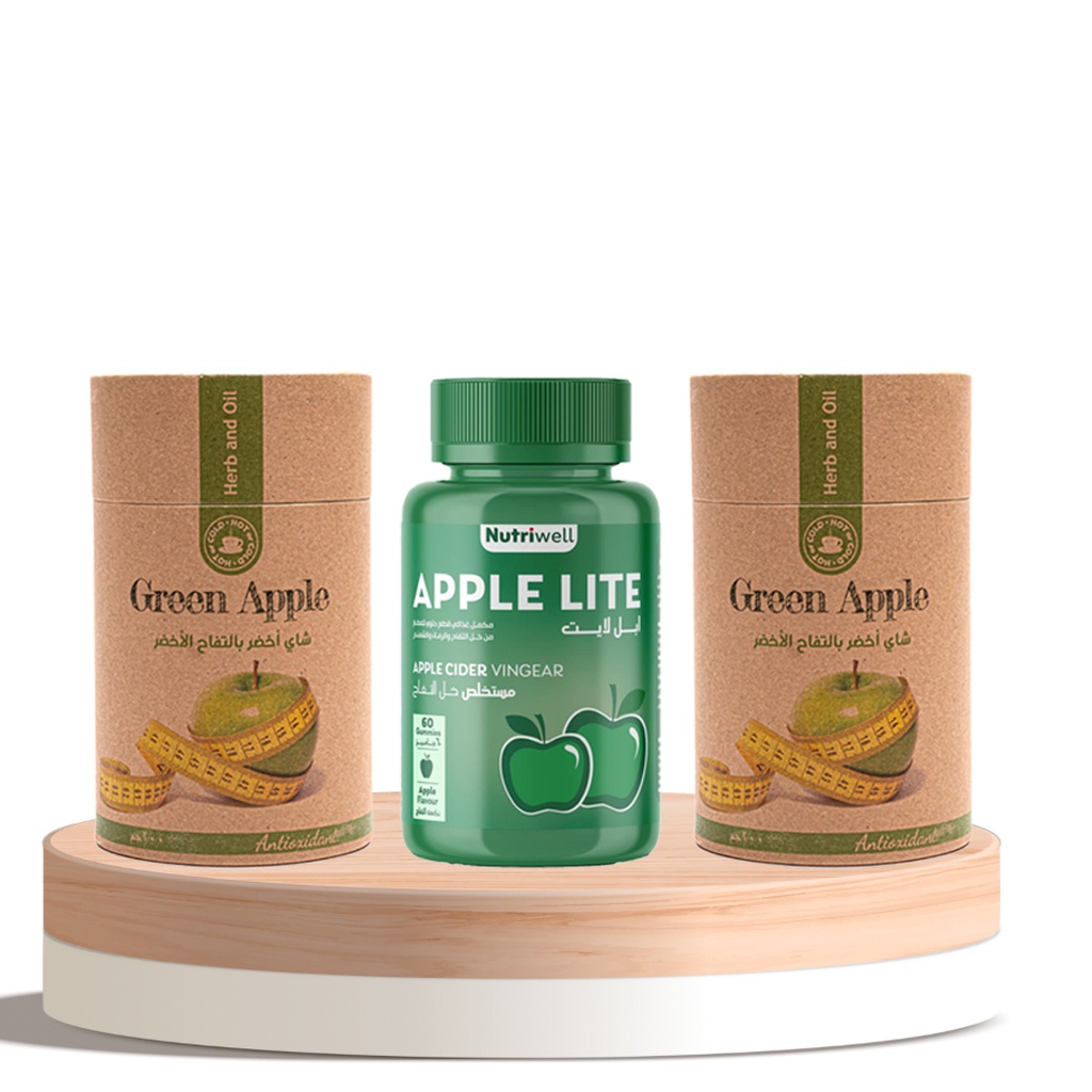 [53915150595] Apple Course Box – Natural Tea & Supplements Set (3 Products)