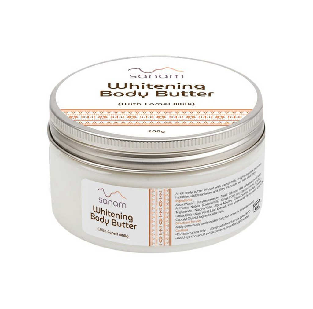 [6286588000272] Sanam Camel Milk Skin Brightening & Tone Unifying Body Butter (200 ml)