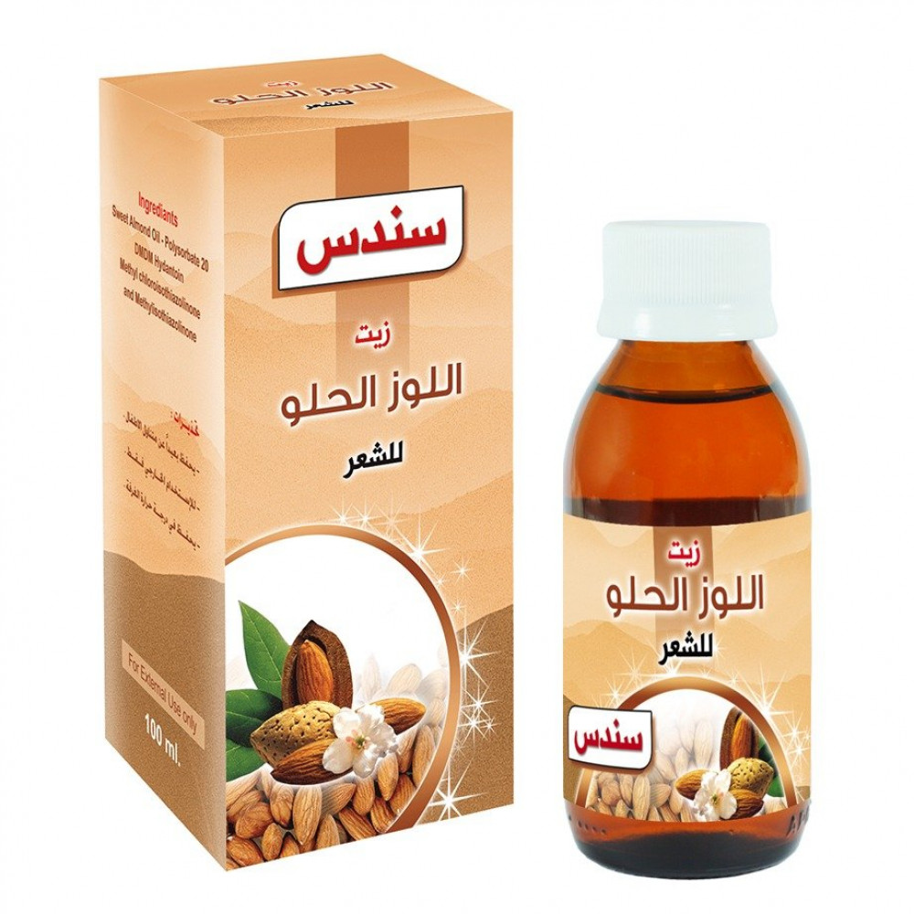 [11122202] Sondos Pure Premium Sweet Almond Hair & Skin Conditioning Oil (100 ml)