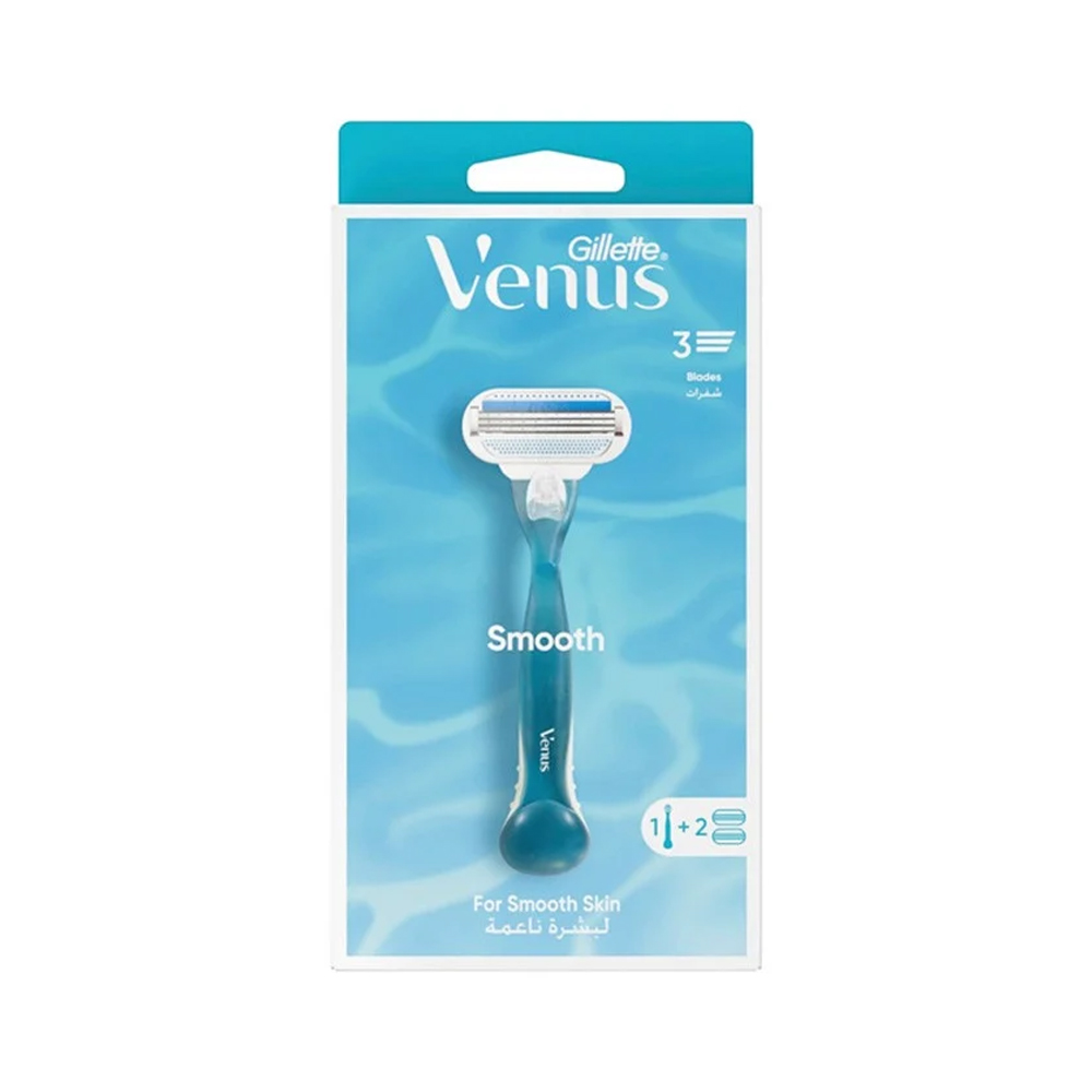 [3014260285425] Gillette Venus Smooth & Clean Razor with 2 Extra Heads