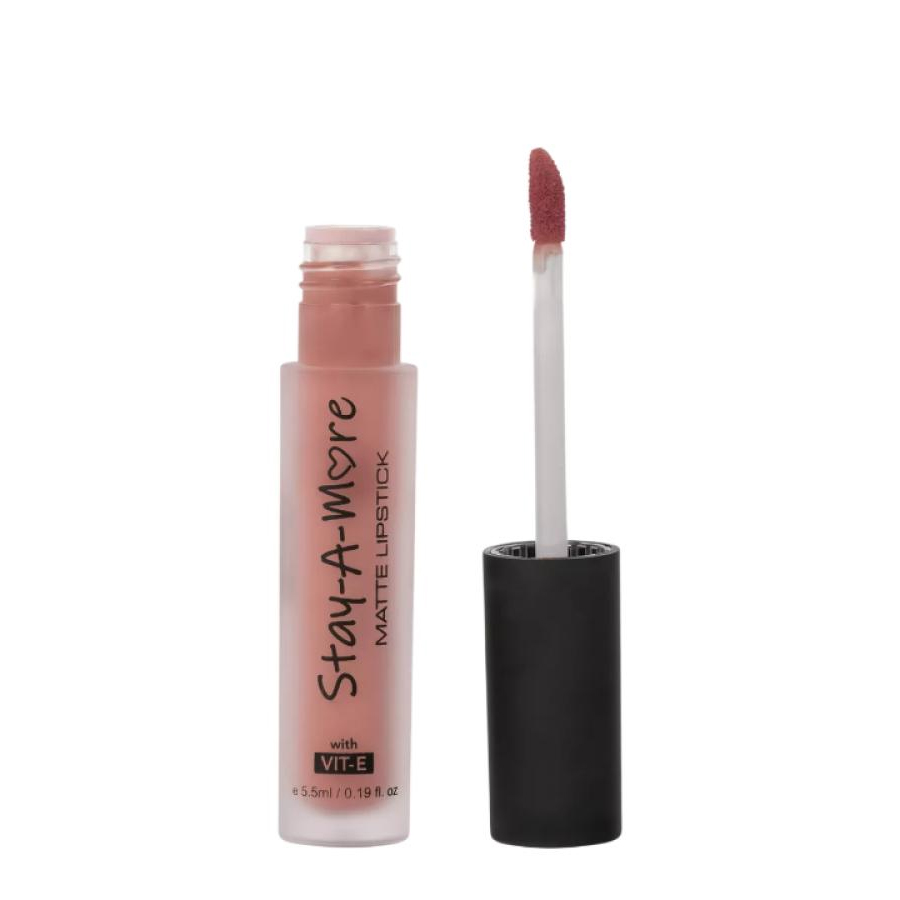 [6294015193800] Armaf Beauty Stay A More Matte Liquid Lipstick - Almond - 5.5 ml