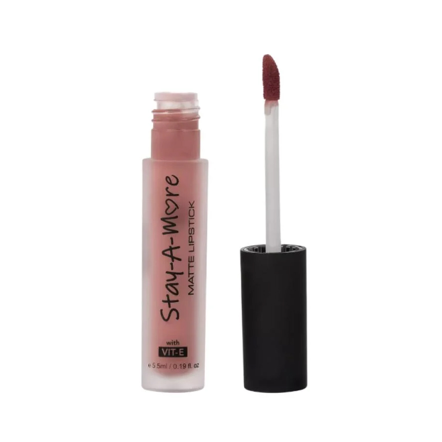 [6294015193817] Armaf Beauty Stay A More Liquid Matte Lipstick 5.5ml – MERLOT