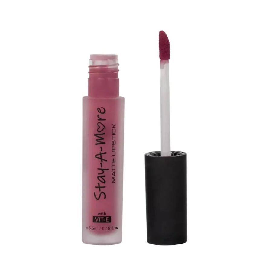 [6294015193831] Armaf Beauty Stay A More Matte Liquid Lipstick - Mulberry - 5.5 ml