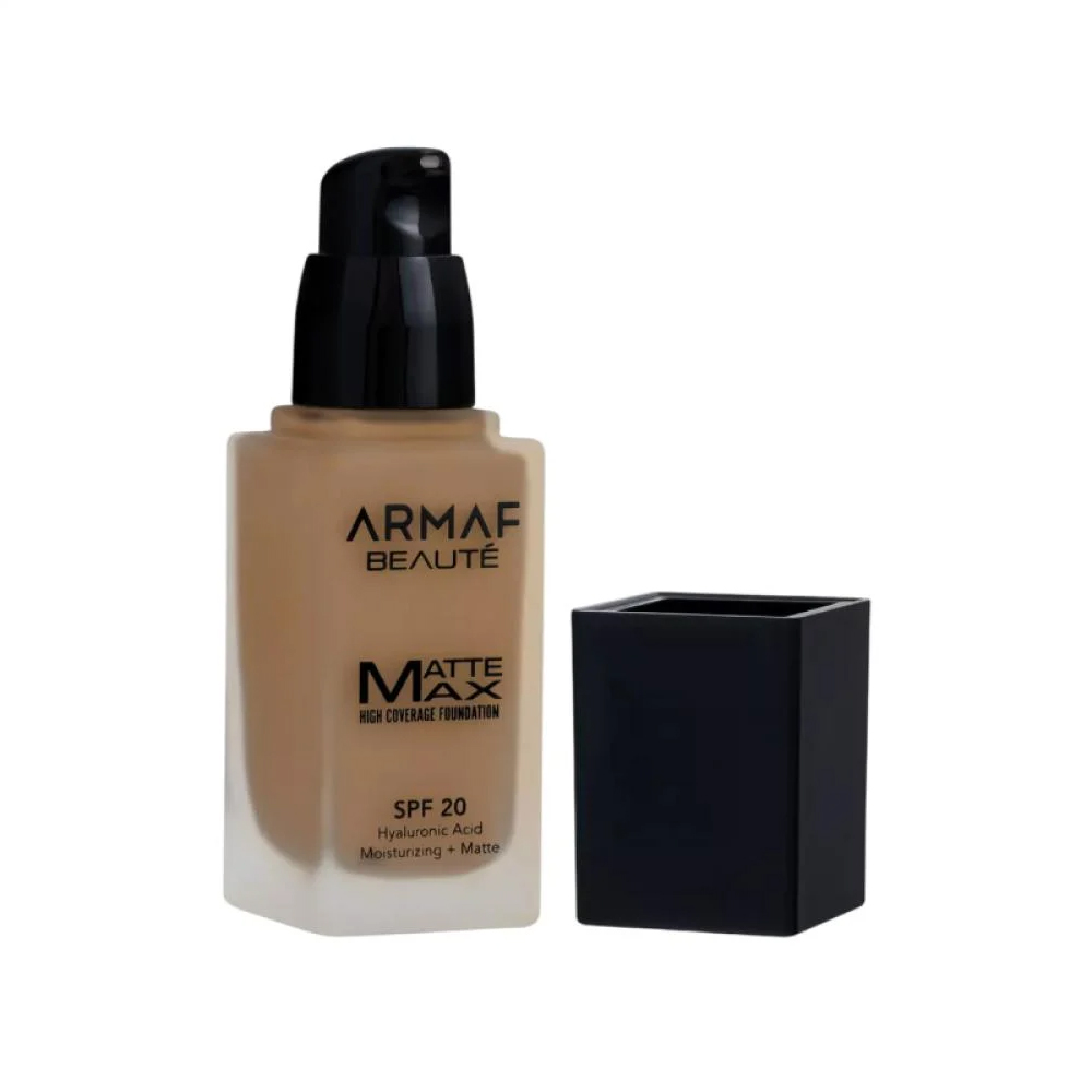 [6294015189988] Armaf Beauty Max High Coverage Matte Foundation SPF 20 – 30 ml (Mocha)