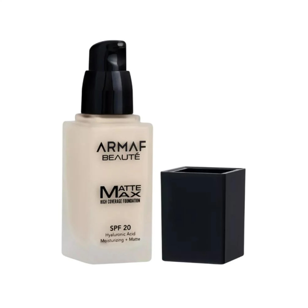 [6294015189896] Armaf Beauty Max High Coverage Matte Foundation SPF 20 – 30 ml (Ivory)