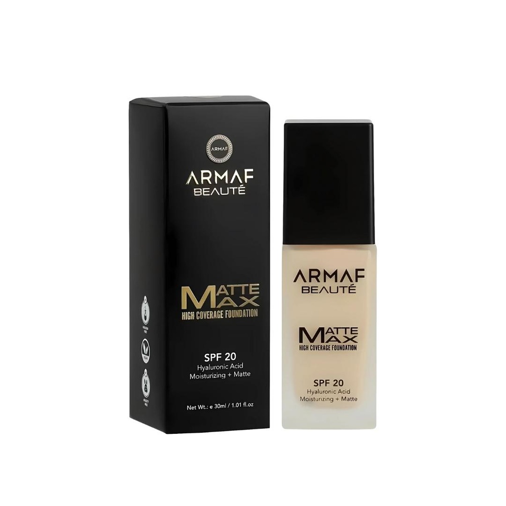 [6294015189940] Armaf Beauty Matte Liquid Foundation SPF 20 – 30 ml