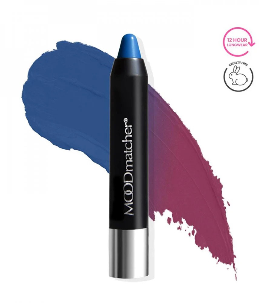 [88634016086] MoodMatcher Twist Stick Magic Lipstick - Long Lasting Color Changing Formula - ازرق غامق