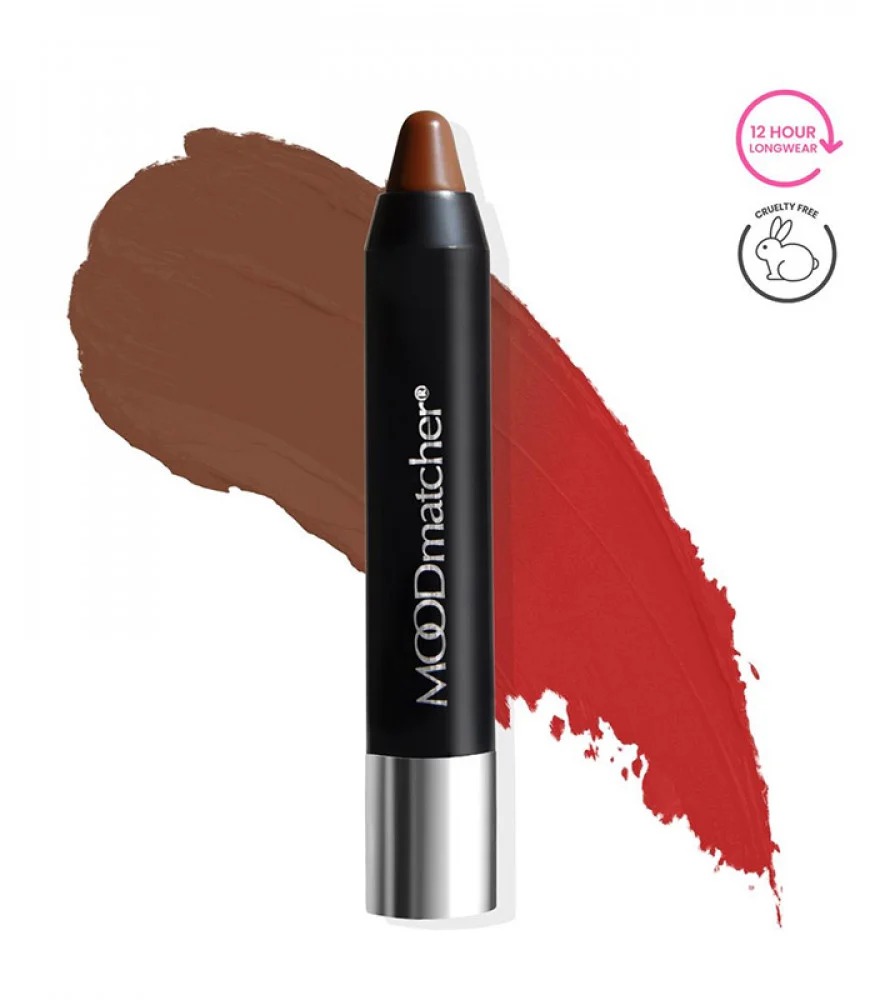 [88634016093] MoodMatcher Twist Stick Magic Lipstick - Long Lasting Color Changing Formula - بني