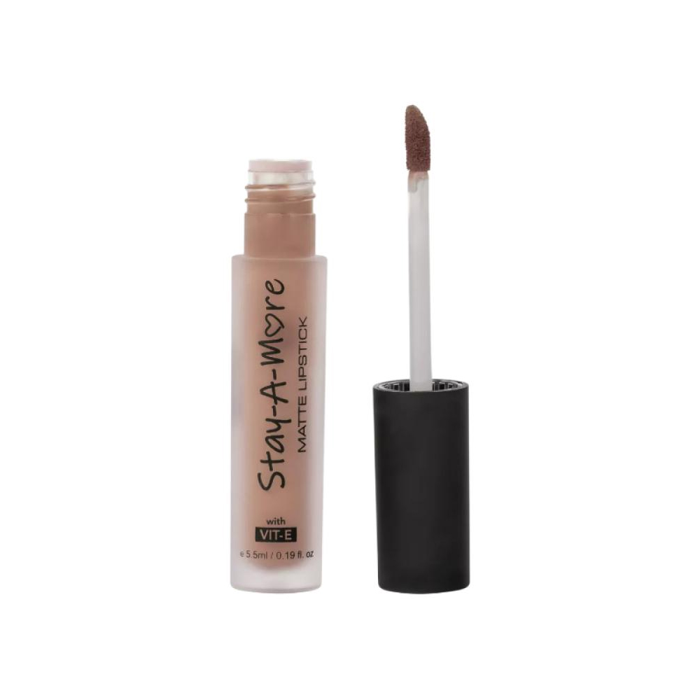 [6294015193763] Armaf Beauty Stay A More Matte Liquid Lipstick - Cocoa - 6 ml