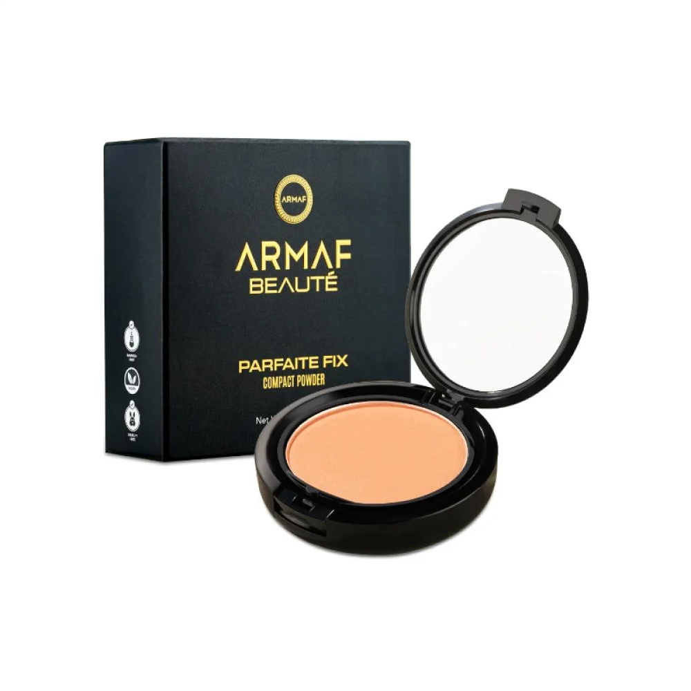 [6294015176445] Armaf Beauty Perfect Fix Pressed Powder – WARM BEIGE – 8g