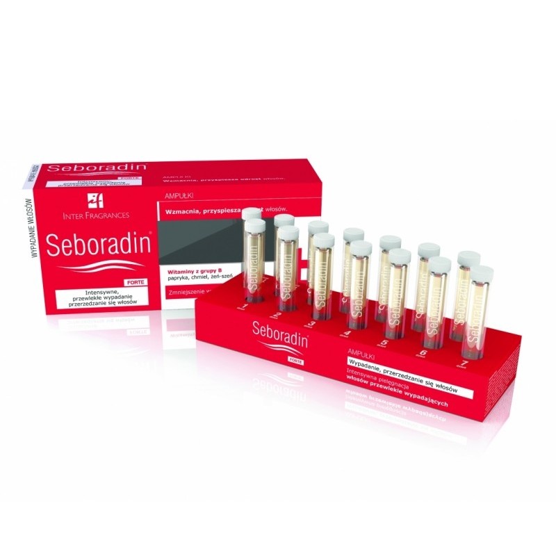 [5907718948462] Seboradin Forte Ampoules for Falling Hair - 14 Ampoules x 5.5 ml