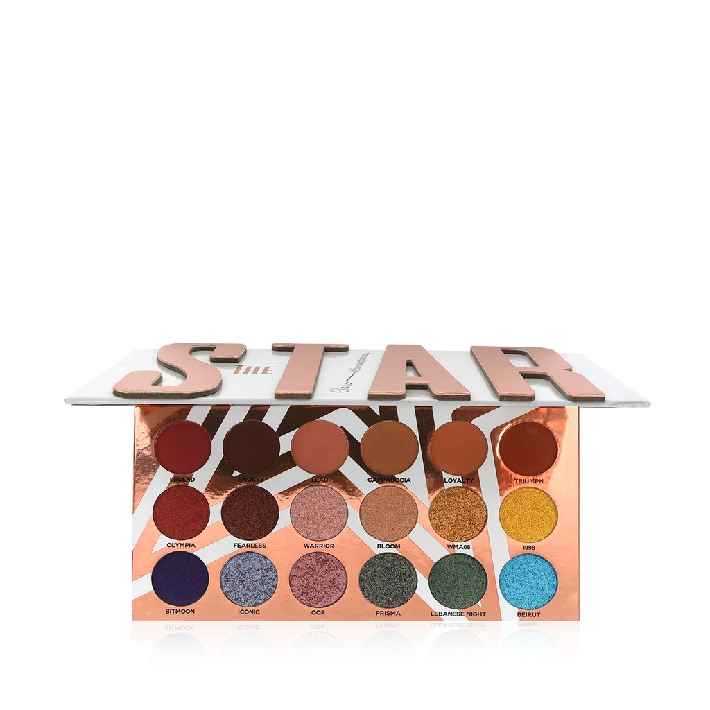 [3760139253445] Stars Eyeshadow Palette - 18 Shades