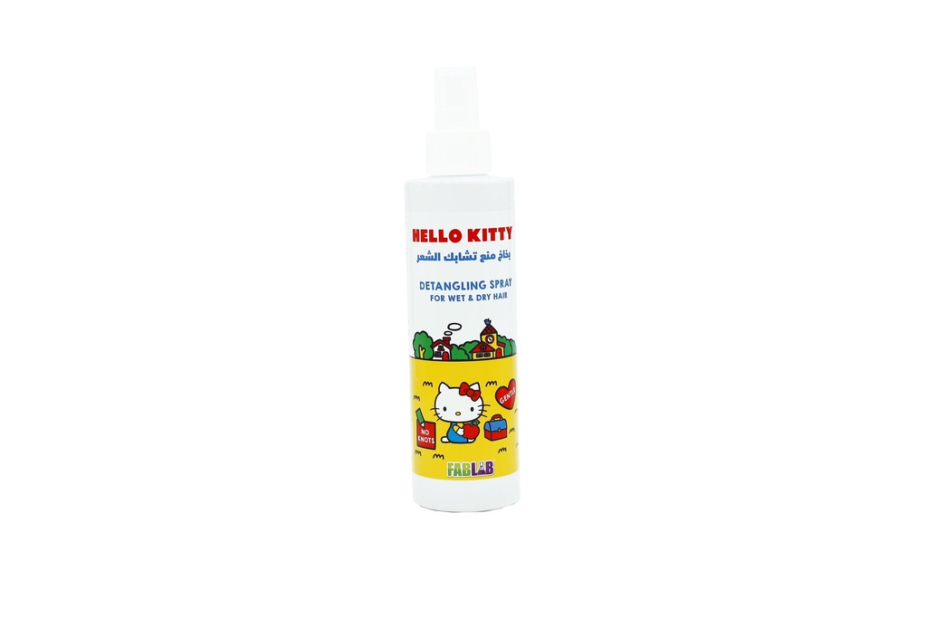 [6224002283030] Fab Lab Kids No More Tangles Detangling Hair Conditioner Spray - Gentle Tear-Free Formula - هلو كاتي