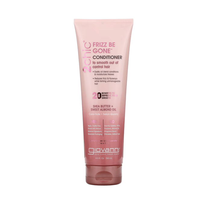 [716237185587] Giovanni 2chic Frizz Be Gone Conditioner with Shea Butter & Sweet Almond Oil – 250ml