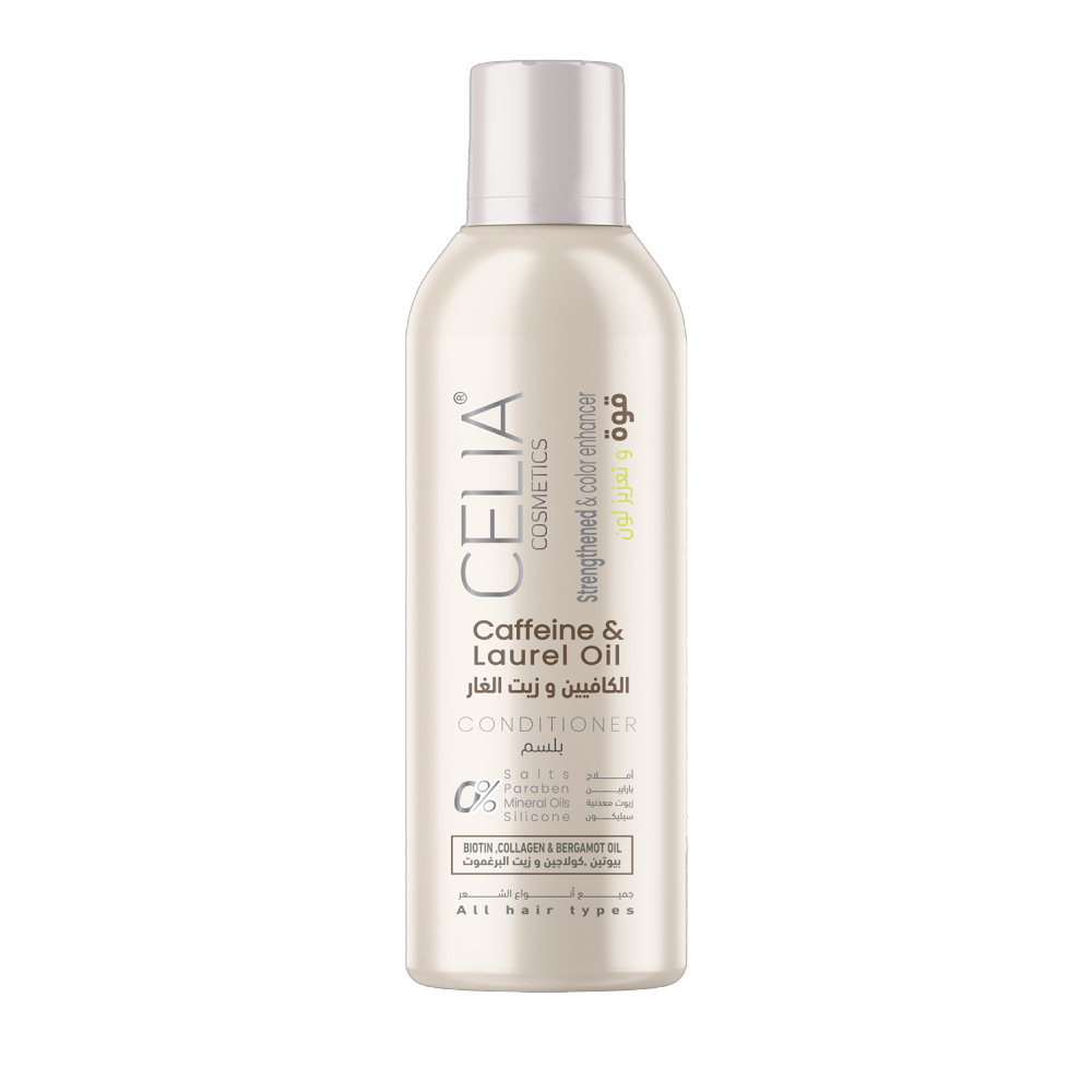 [6254000696280] Celia Caffeine & Bay Leaf Conditioner – For All Hair Types – 500 ml