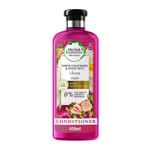 [8001090662262] Herbal Essences White Strawberry & Sweet Mint Conditioner – 400ml