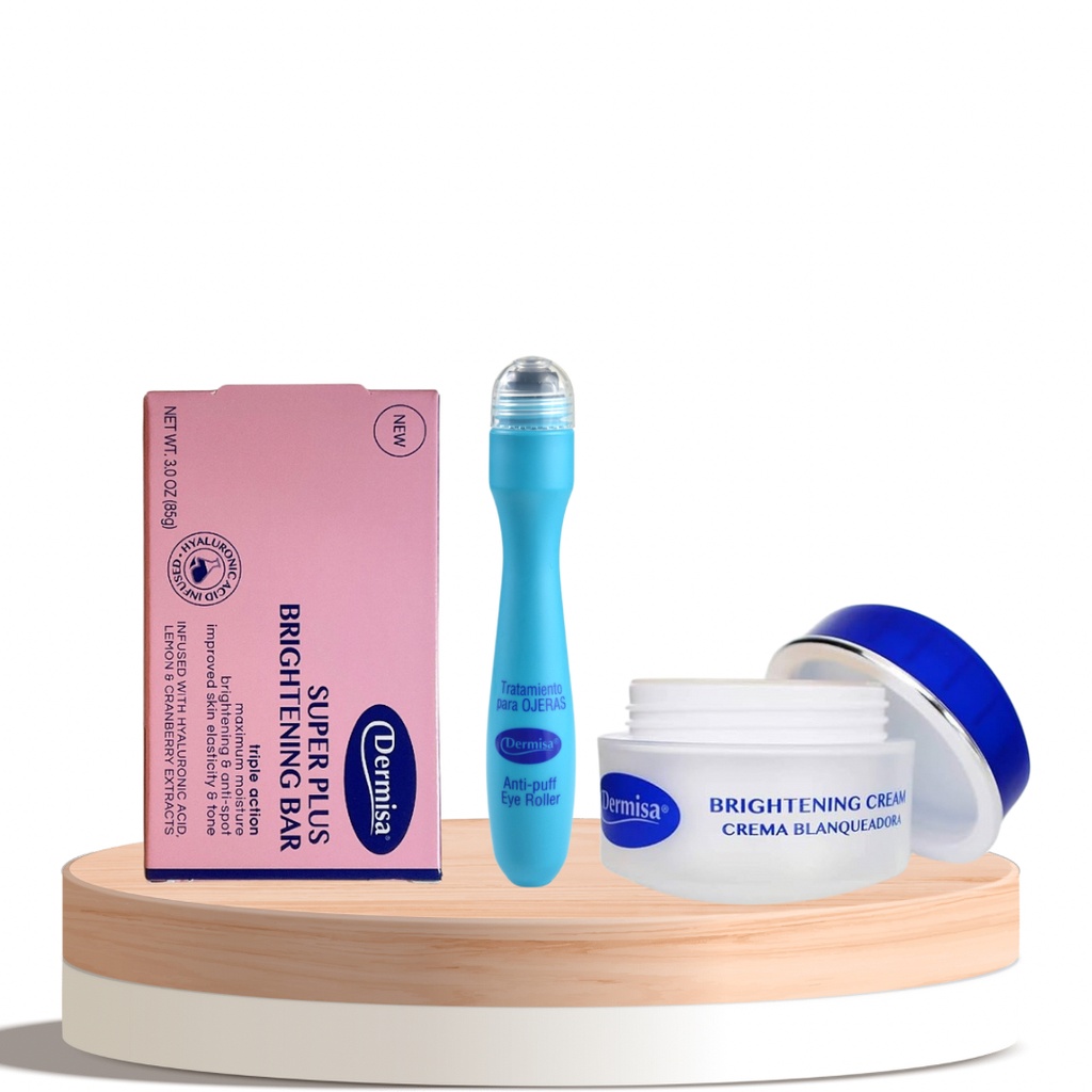 [21861412656] Dermisa Premium Skincare Set – Glow, Brightening & Eye Care Routine
