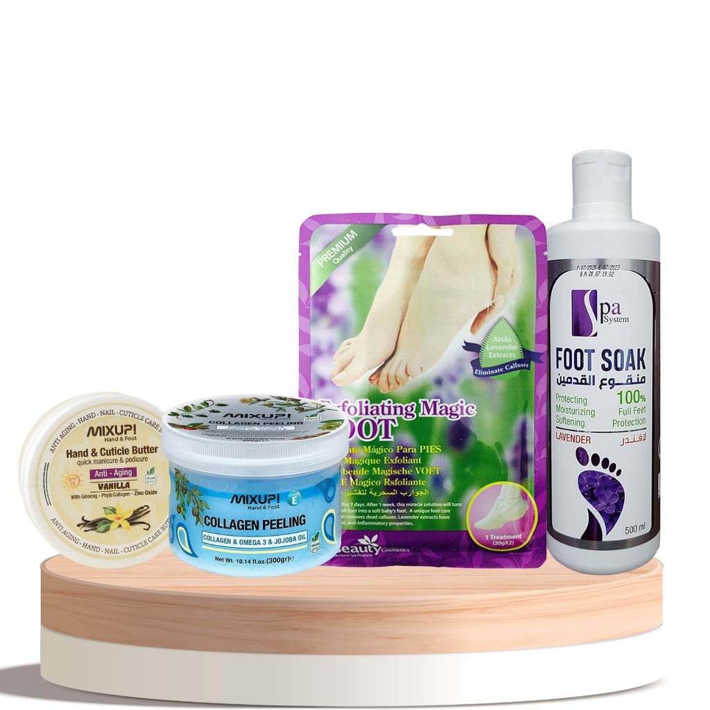 [23107892048] Luxury Foot Care Set – Exfoliation, Relaxation & Deep Nourishment Routine