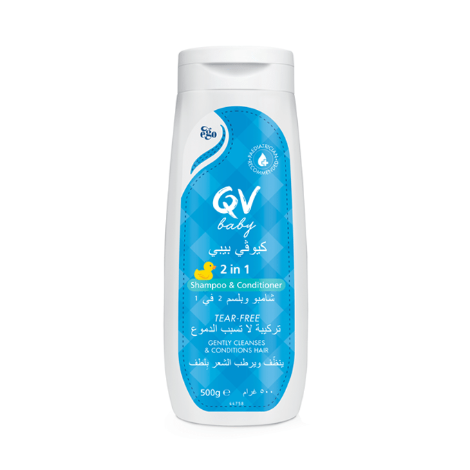 [9314839020308] QV Baby 2-in-1 Shampoo & Conditioner – 500g