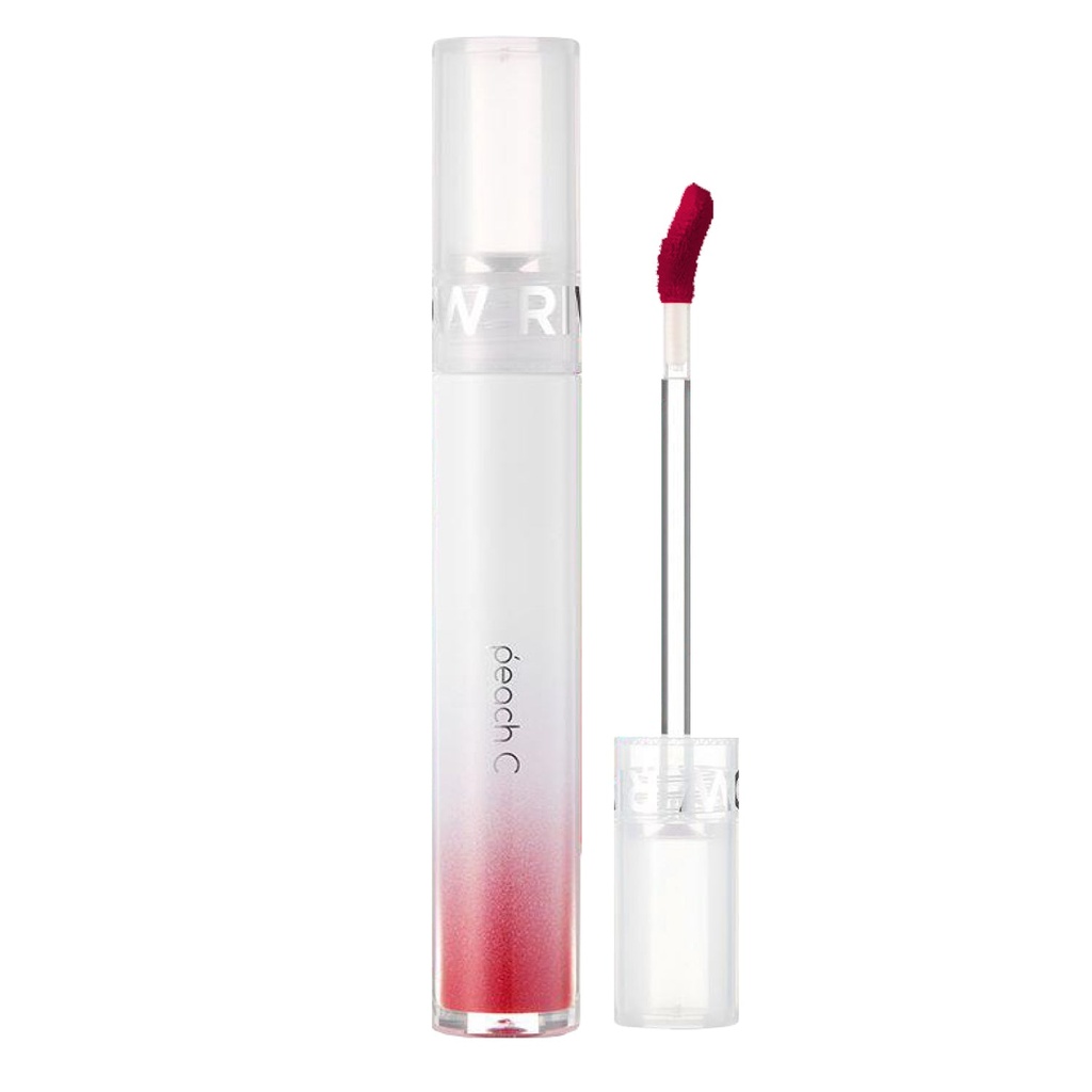 [8809629271301] PEACH-C River Glow Korean Lip Tint – Cherry 01