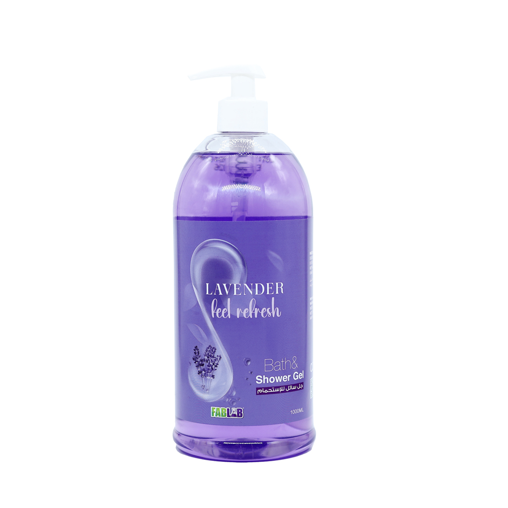 [6224002283757] Ultra-Mild Tear-Free Children's Body Wash Big Value Size - From Fab Lab Multiple Choices 1000 ml - لافندر