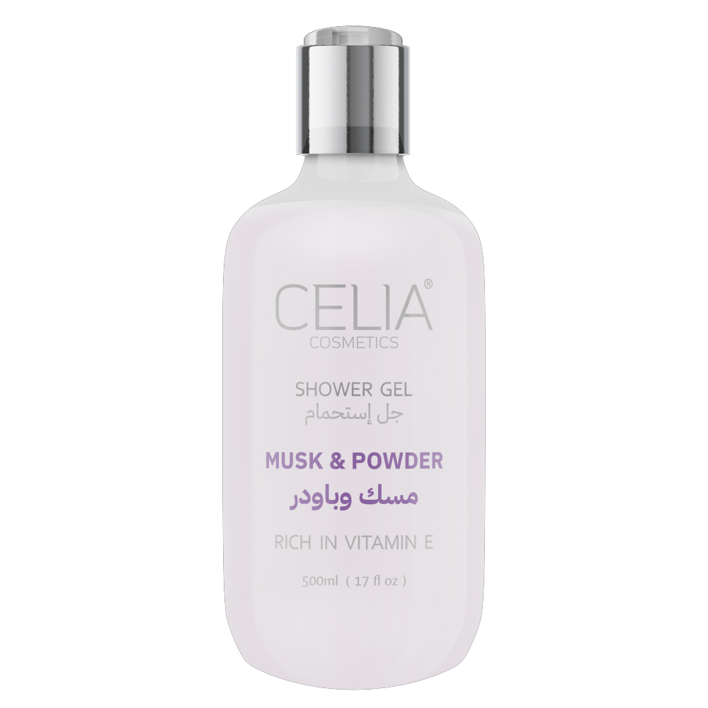 [6254000696181] Celia Musk & Powder Shower Gel - 500 ml