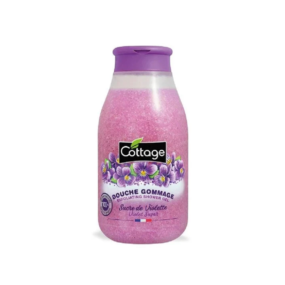 [3141389959835] Violet Sugar Exfoliating Shower Gel – from Cottage – 270 ml