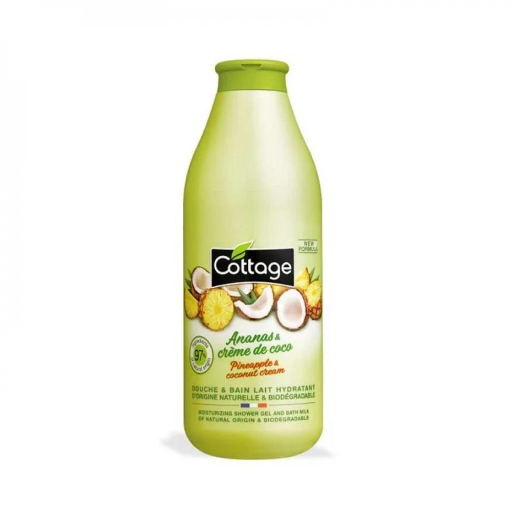 [3141380059084] Cottage Pineapple & Coconut Cream Shower Gel - 750 ml