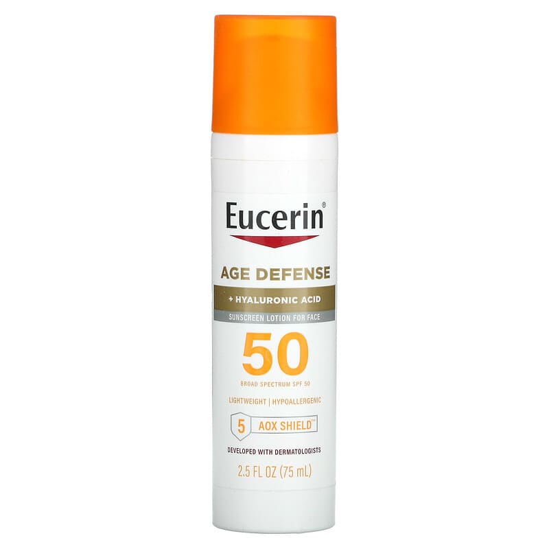 [072140032227] Eucerin Age Defense Face Sunscreen Lotion SPF 50