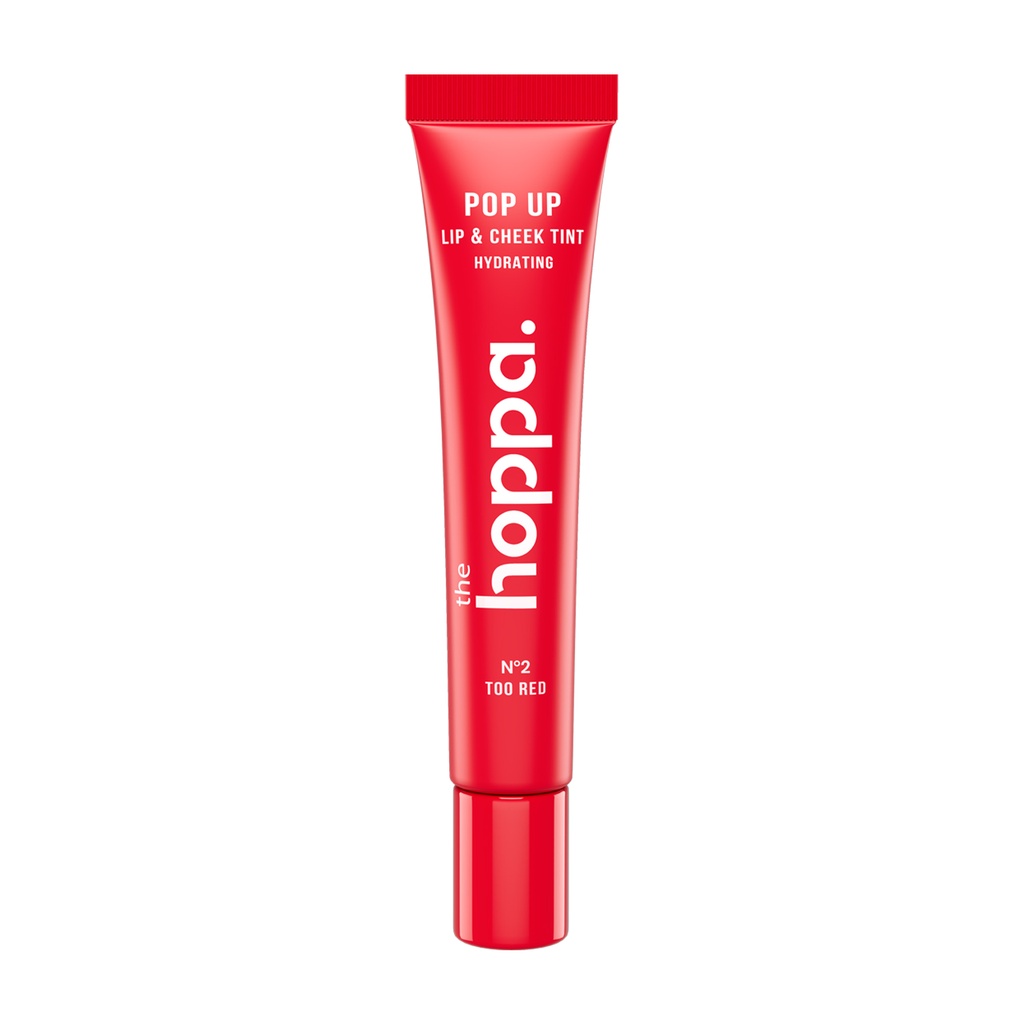 [8697459310952] The Hoba Hydrating Lip & Cheek Tint – Bold Red 10ml