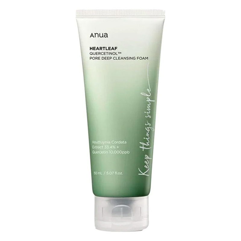 [8809640734427] Anua Heartleaf Quercetinol Pore Deep Cleansing Foam