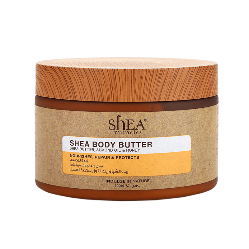 [6291103988560] Shea Miracles Raw Shea Butter with Almond Oil & Honey Extract (300 ml)
