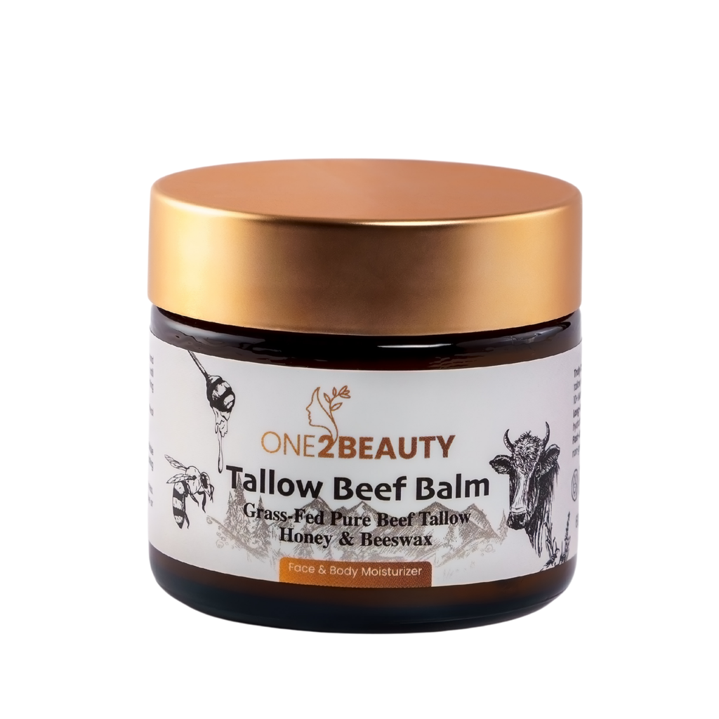 [6925454628355] One Two Beauty Pure Beef Tallow Deep Moisturizing Body & Skin Butter (60 g)