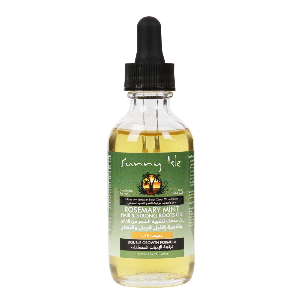 ARABIC Sunny Isle Rosemary Mint Hair & Strong Roots Oil LITE