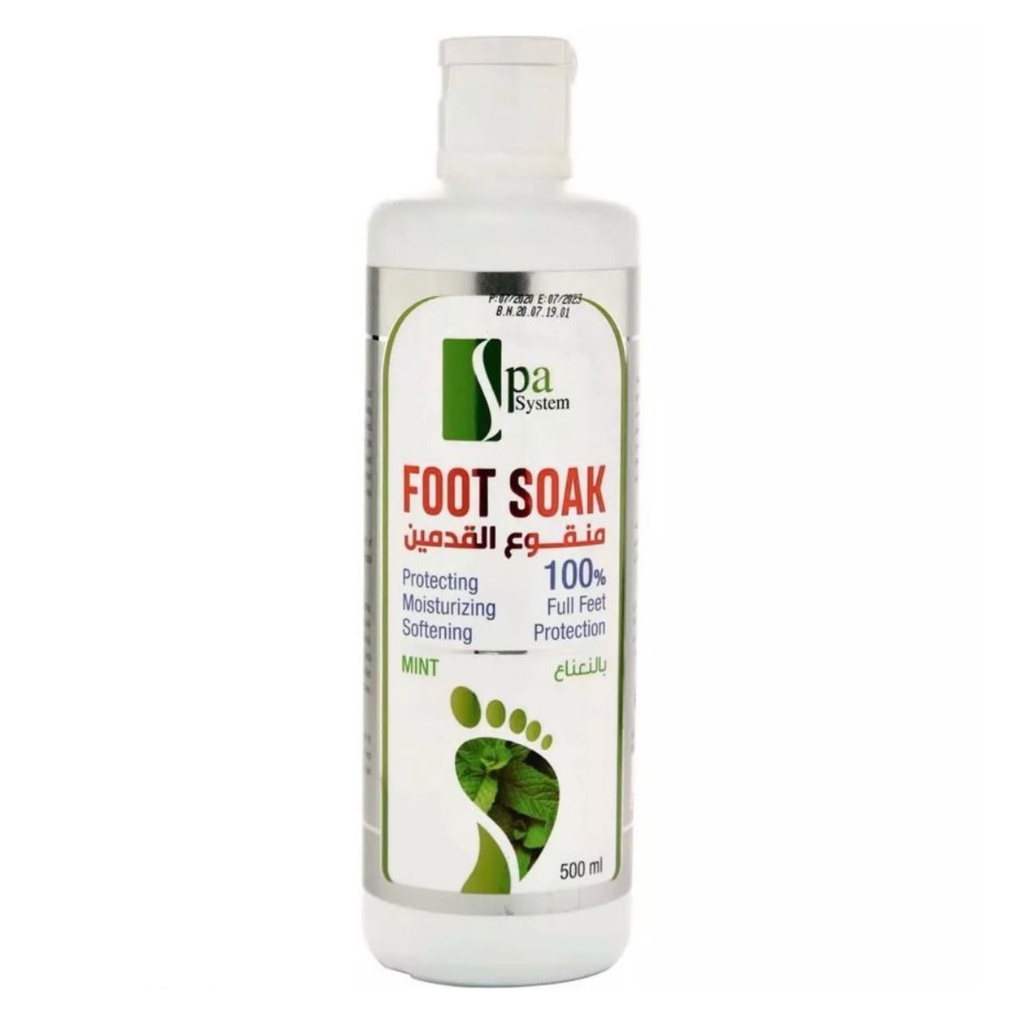 [2000056844038] Spa System Professional Refreshing Mint & Eucalyptus Foot Soak (500 ml)