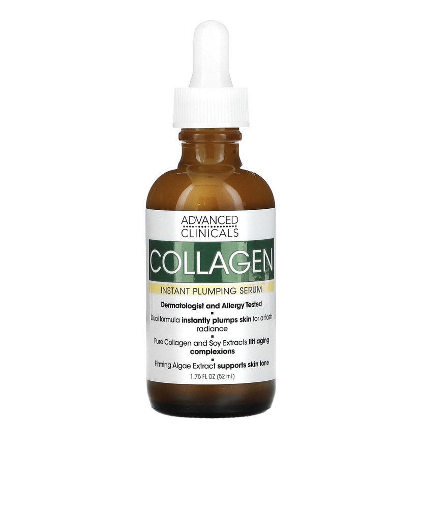 [819265008009] Advanced Clinicals Instant Collagen Serum – 52 ml