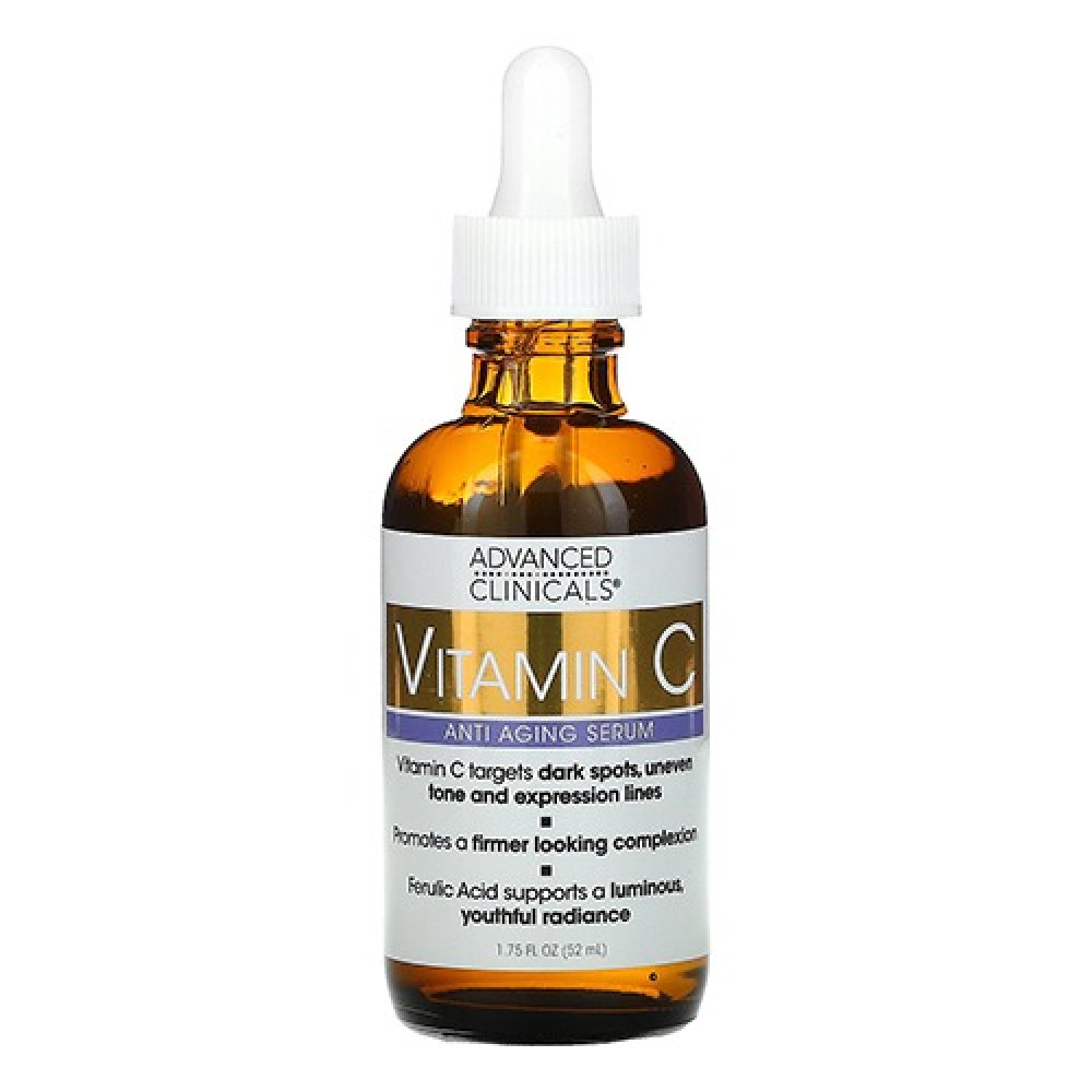 [819265008016] Advanced Clinicals Vitamin C Radiance and Anti-Aging Serum - 52 ml