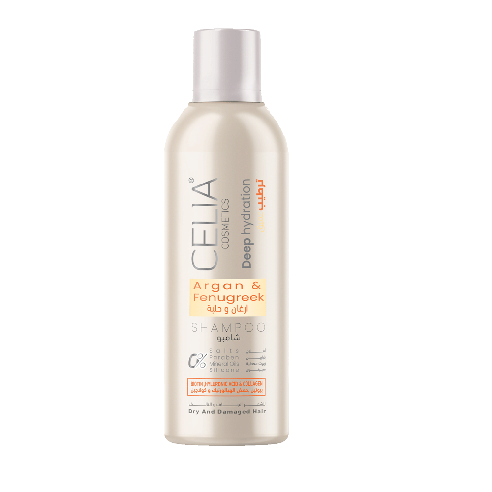 [6254000696051] Celia Argan and Fenugreek Shampoo for Dry and Damaged Hair - 500 ml