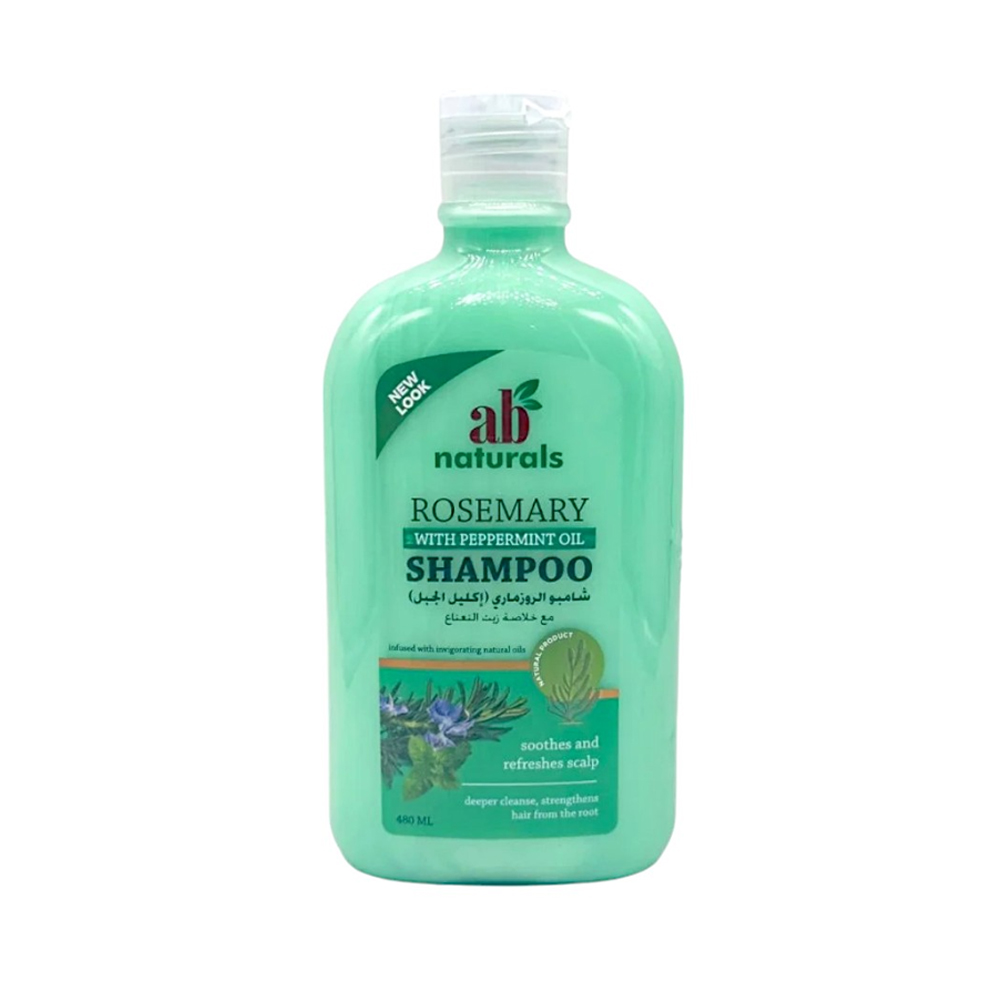 [796554373805] AB Naturals Rosemary and Peppermint Oil Shampoo - 480 ml