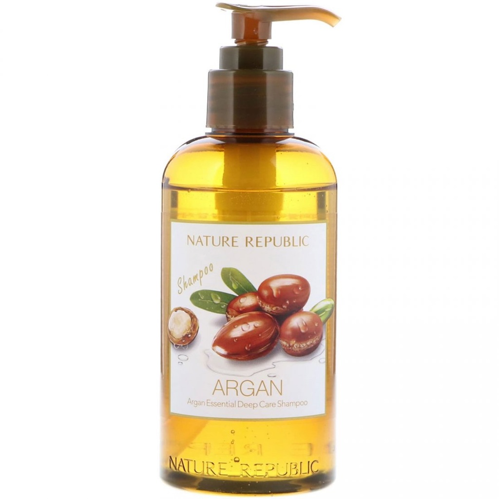 [8806173468676] Nature Republic Argan Essential Deep Care Shampoo - 300 ml